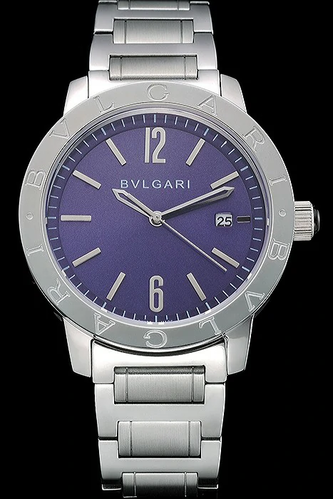 Bvlgari Solotempo Purple Dial Stainless Steel Case And Bracelet new120720