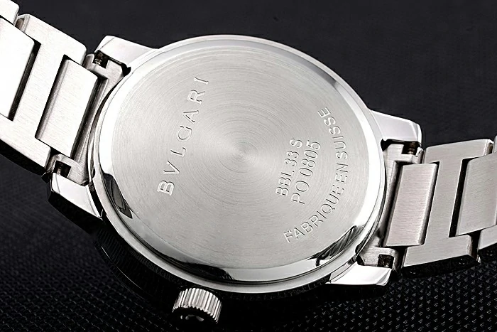 Bvlgari Solotempo White Dial With Diamonds Stainless Steel Case And Bracelet new120724