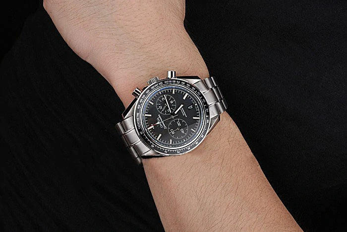 Omega Speedmaster Black Dial Stainless Steel Case And Bracelet new120792