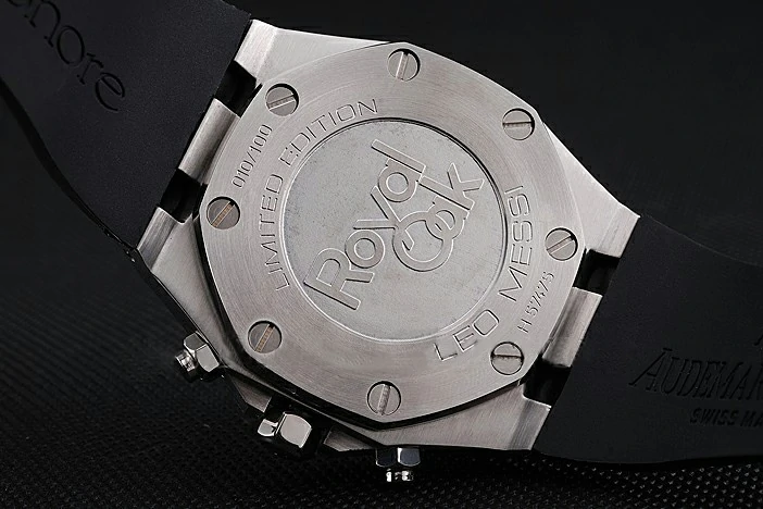 Audemars Piguet Royal Oak Grey Dial Stainless Steel Case Black Rubber Strap new120821