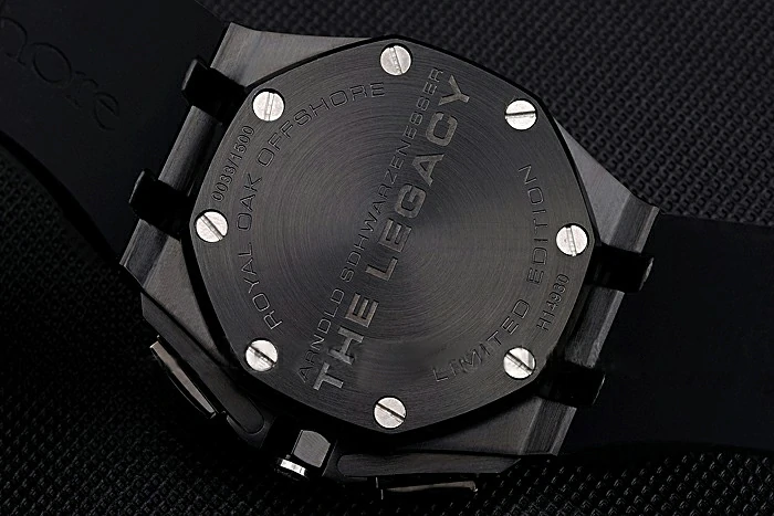 Audemars Piguet Royal Oak Offshore White Dial Black Steel Case Black Rubber Strap new120830