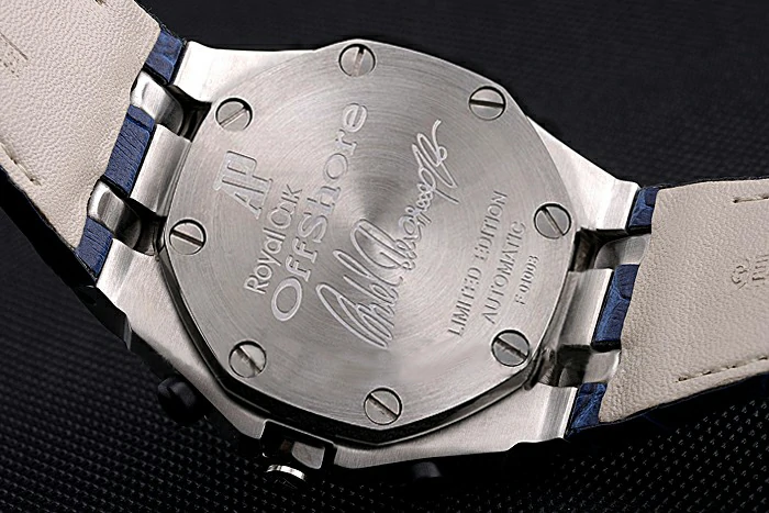 Audemars Piguet Royal Oak Offshore White Dial Stainless Steel Case Blue Leather Strap new120842