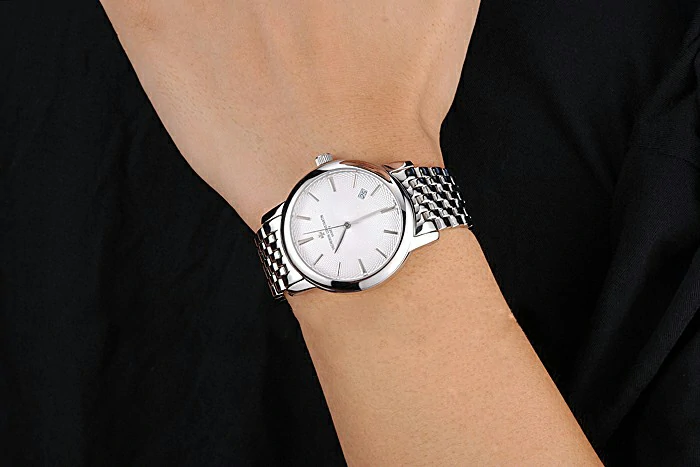 Vacheron Constantin Patrimony Silver Dial Stainless Steel Case And Bracelet new120862