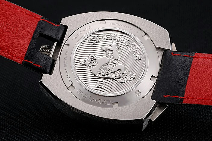 Omega Seamaster Bullhead White Dial Stainless Steel Case Black Leather Strap new120968
