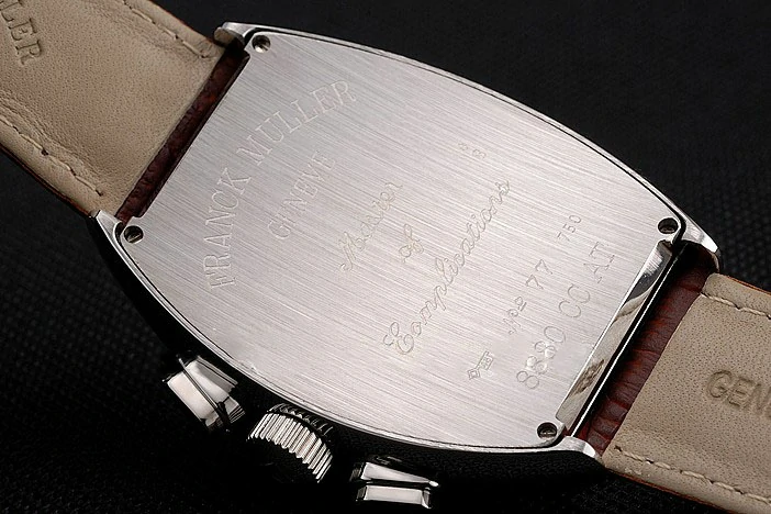 Franck Muller Casablanca White Dial Red Accent Number Tourbillon new121315