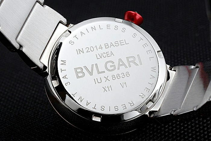Bvlgari Lvcea White Dial Diamond Hour Markings Rose Gold Case With Diamonds Two Tone Bracelet new121353