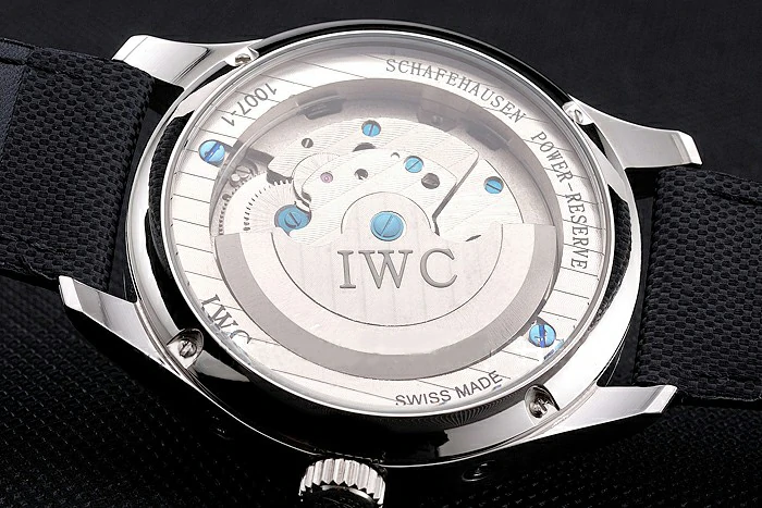 IWC Pilot Tourbillon White Dial Stainless Steel Case Black Textile Strap new121915