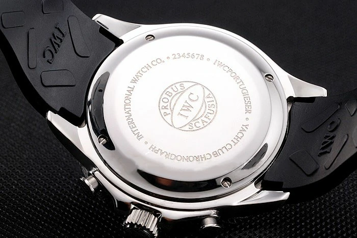 IWC Portugieser Yacht Club White Dial Stainless Steel Case Black Rubber Strap new121925
