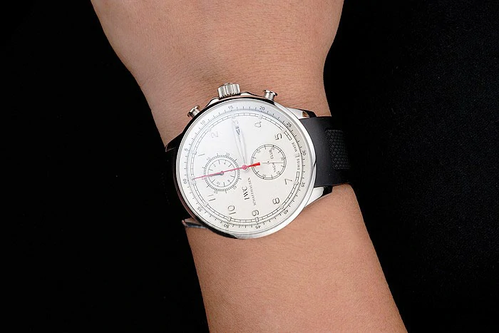 IWC Portugieser Yacht Club White Dial Stainless Steel Case Black Rubber Strap new121925