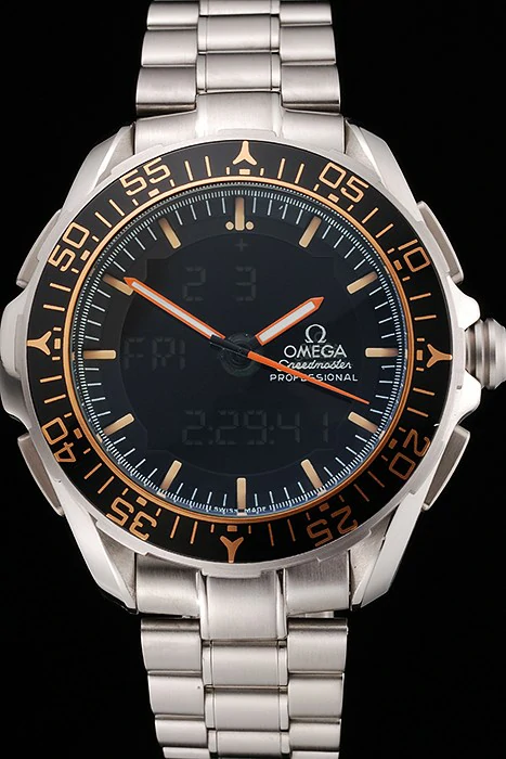 Omega Speedmaster Skywalker X 33 Black Dial Orange On Black Bezel Stainless Steel Case And Bracelet new122082
