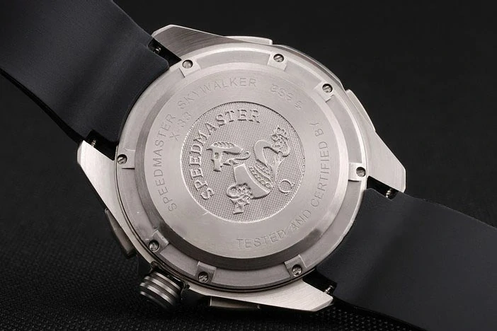 Omega Speedmaster Skywalker X 33 Black Dial Orange On Black Bezel Stainless Steel Case Black Rubber Strap new122086