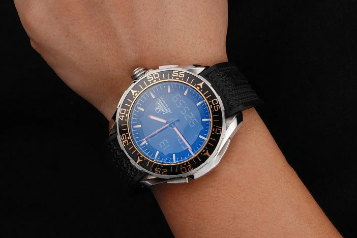 Omega Speedmaster Skywalker X 33 Black Dial Orange On Black Bezel Stainless Steel Case Black Rubber Strap new122086