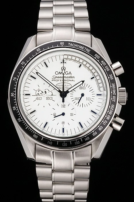 Omega Speedmaster Professional Apollo 13 Silver Snoopy Award White Dial Stainless Steel Case And Bracelet new122134