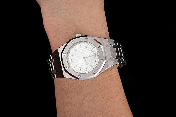 Audemars Piguet Royal Oak Fondation White Dial Stainless Steel Case And Bracelet new122208