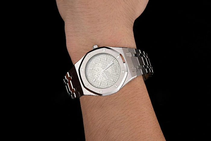 Audemars Piguet Royal Oak Fondation Gray Dial Stainless Steel Case And Bracelet new122209