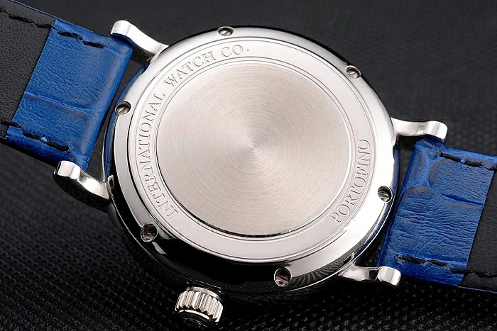 IWC Portofino Day And Night Pearl Dial Stainless Steel Case Blue Leather Strap new122443