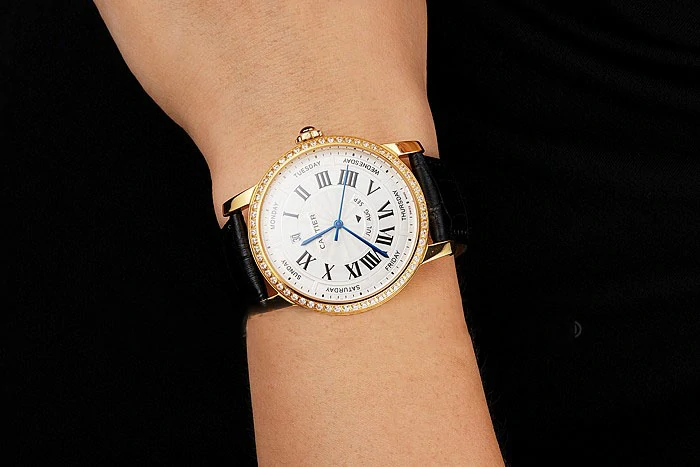 Cartier Ballon Bleu GMT Silver Dial Rose Gold Case And Bracelet new122738