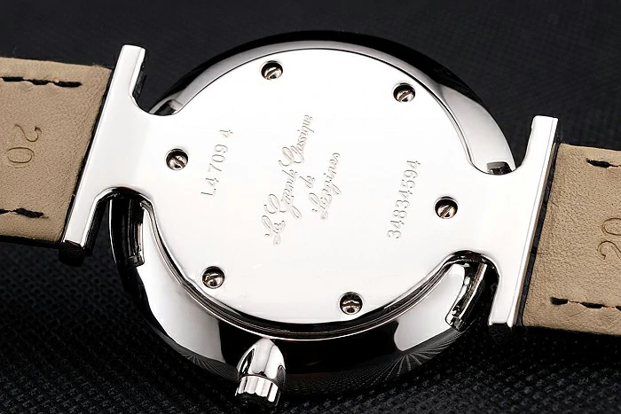 Longines Grande Classique White Dial Stainless Steel Case Black Leather Strap new122746
