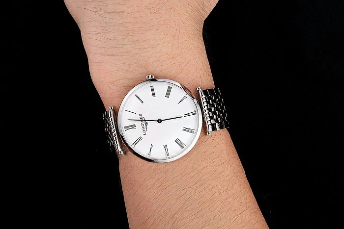Longines Grande Classique White Dial Roman Numerals Stainless Steel Case And Bracelet new122762