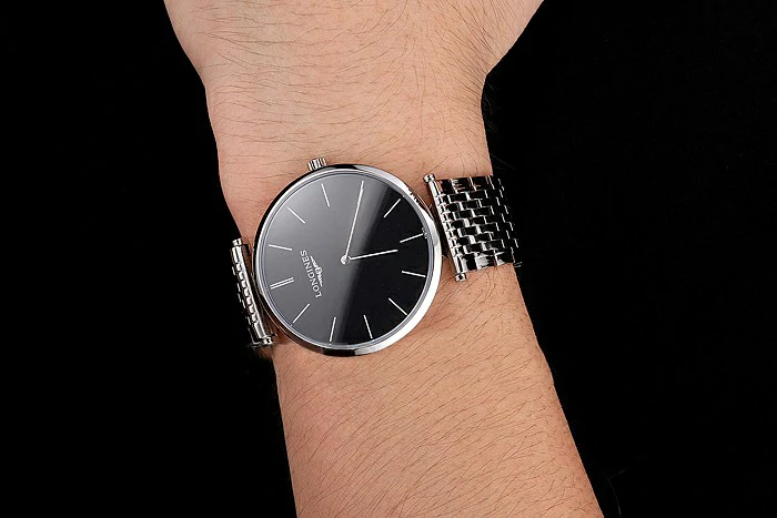 Longines Grande Classique Black Dial Stainless Steel Case And Bracelet new122764