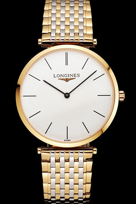 Longines Grande Classique White Dial Gold Case Two Tone Bracelet new122767