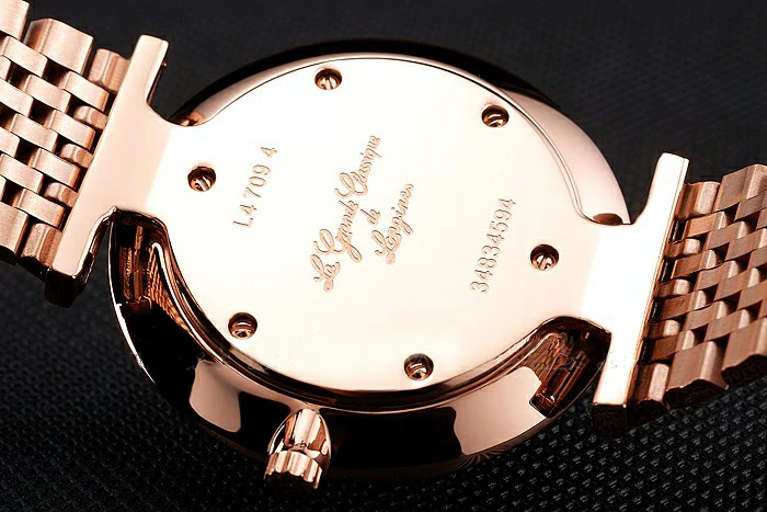 Longines Grande Classique White Dial Roman Numerals Rose Gold Case And Bracelet new122776