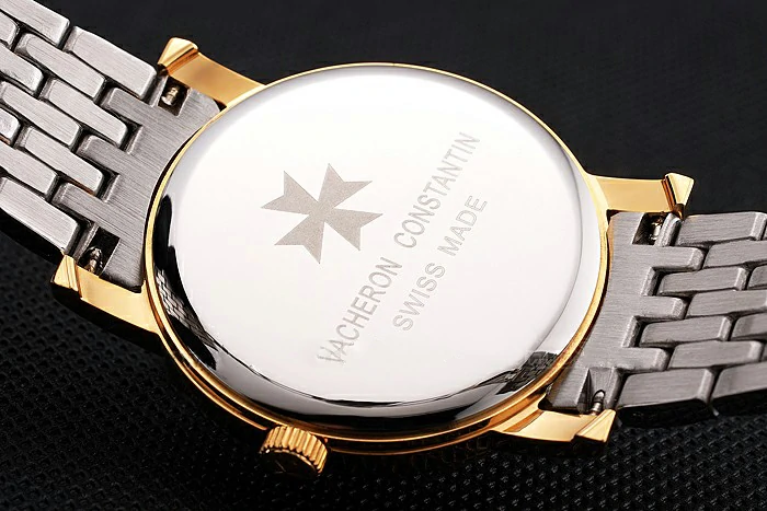 Vacheron Constantin Fine Gold Dial Gold Case Two Tone Bracelet new122786
