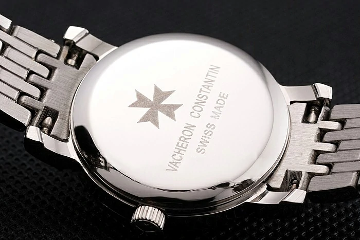 Vacheron Constantin Fine White Dial Blue Marks Stainless Steel Case And Bracelet new122787