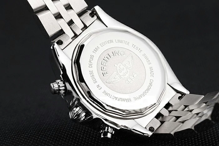 Breitling Chronomat Quartz Light Blue Dial Stainless Steel Case And Bracelet new122882