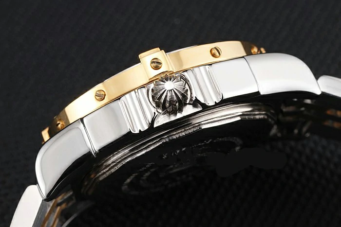 Breitling Colt Lady Black Dial Diamond Hour Marks Gold Bezel Stainless Steel Case Two Tone Bracelet new122892