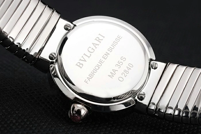 Bvlgari Bvlgari Light Pink Dial Stainless Steel Case And Tubogas Bracelet new122901