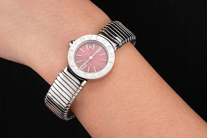 Bvlgari Bvlgari Marsala Dial Stainless Steel Case And Tubogas Bracelet new122904