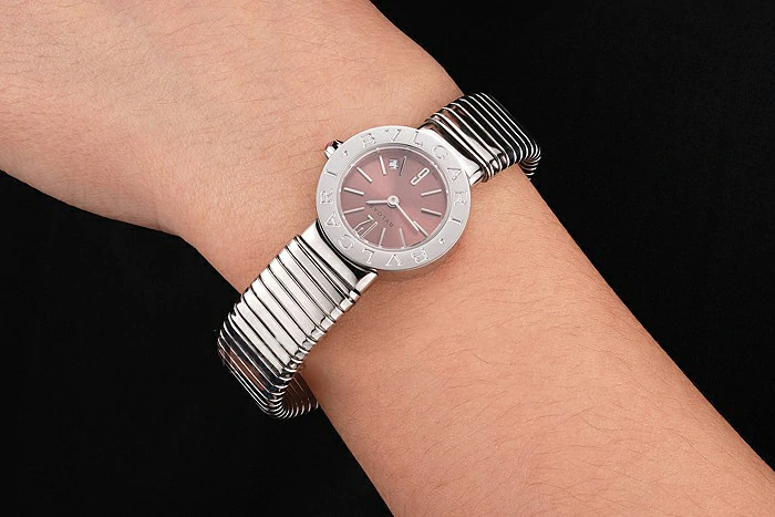 Bvlgari Bvlgari Light Brown Dial Stainless Steel Case And Tubogas Bracelet new122905