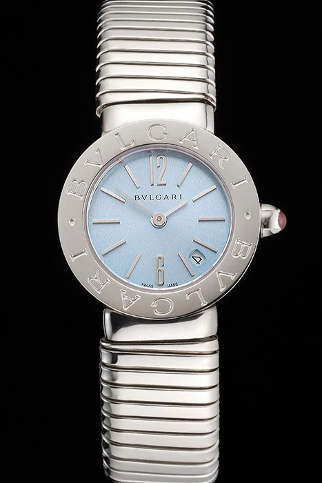 Bvlgari Bvlgari Light Blue Dial Stainless Steel Case And Tubogas Bracelet new122906