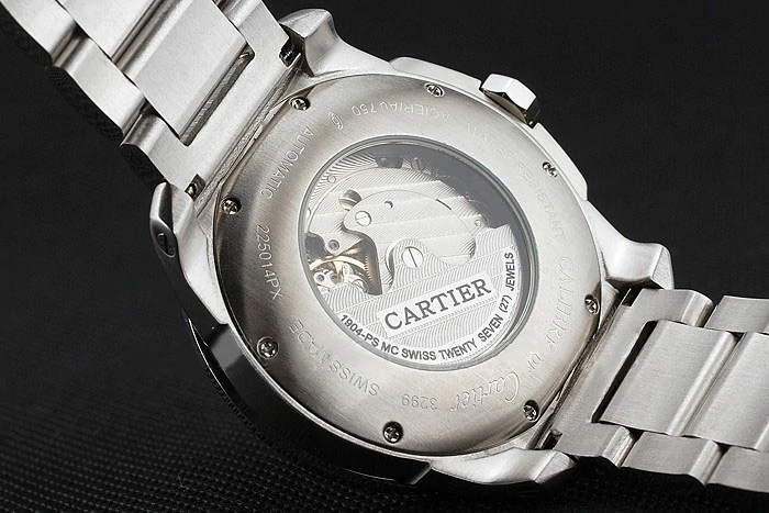 Cartier Calibre De Cartier Small Seconds Black And White Dial Stainless Steel Case And Bracelet new122914
