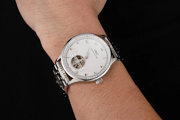 IWC Portugieser Tourbillon White Dial Stainless Steel Case And Bracelet new122938