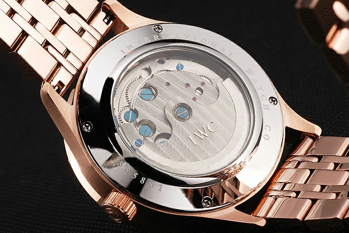 IWC Portugieser Tourbillon White Dial Rose Gold Numerals Rose Gold Case And Bracelet new122941