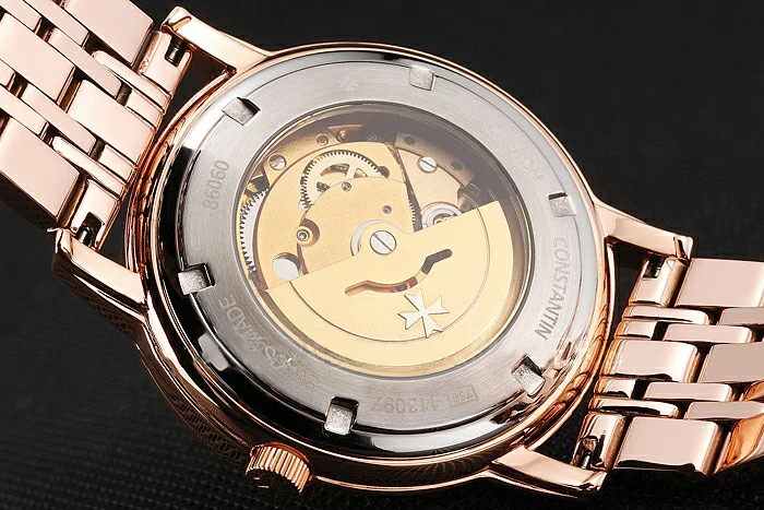 Vacheron Constantin Tourbillon White Dial Rose Gold Case And Bracelet new123011