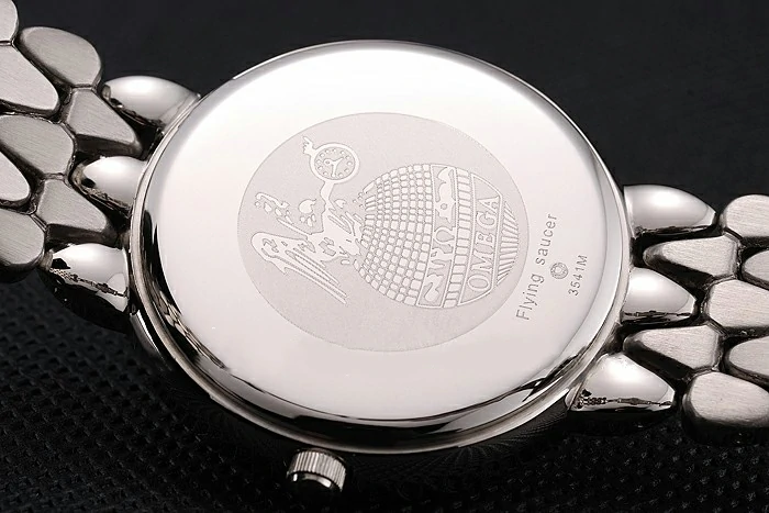 Omega De Ville Prestige Black Dial With Diamonds Stainless Steel Case And Bracelet new123346