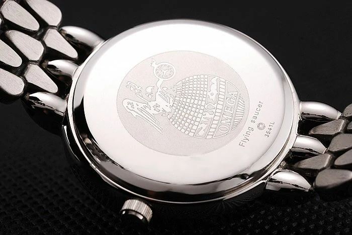 Omega De Ville Prestige No Date Dark Grey Dial With Diamonds Stainless Steel Case And Bracelet new123347
