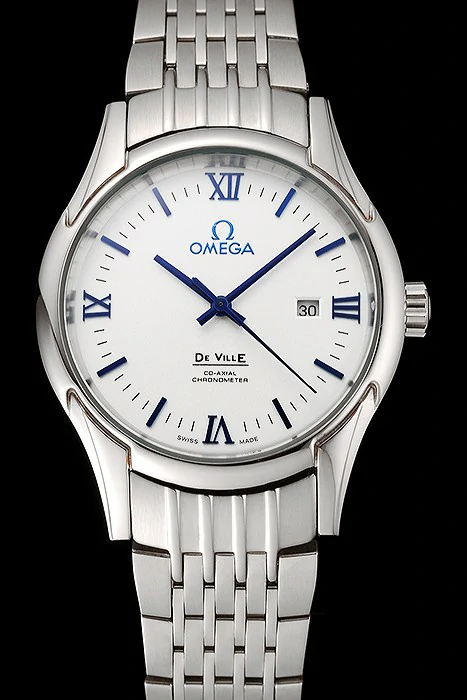 Omega De Ville White Dial Stainless Steel Case And Bracelet new123894