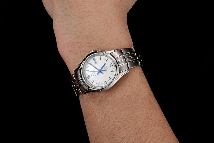 Omega De Ville Ladies White Dial Stainless Steel Case And Bracelet new123895