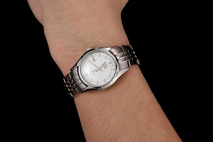 Omega De Ville Ladies White Dial Silver Numerals Stainless Steel Case And Bracelet new123899