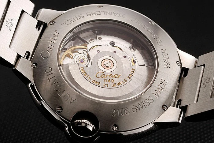 Cartier Ballon Bleu Two Timezone White Dial Diamond Case Stainless Steel Bracelet new124497