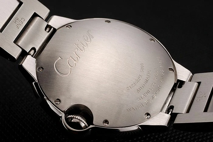 Cartier Ballon Bleu 40 MM Diamond Dial Staineless Steel Bracelet new124511