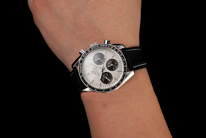 Omega Speedmaster Professional White Dial Brown Subdials new124551