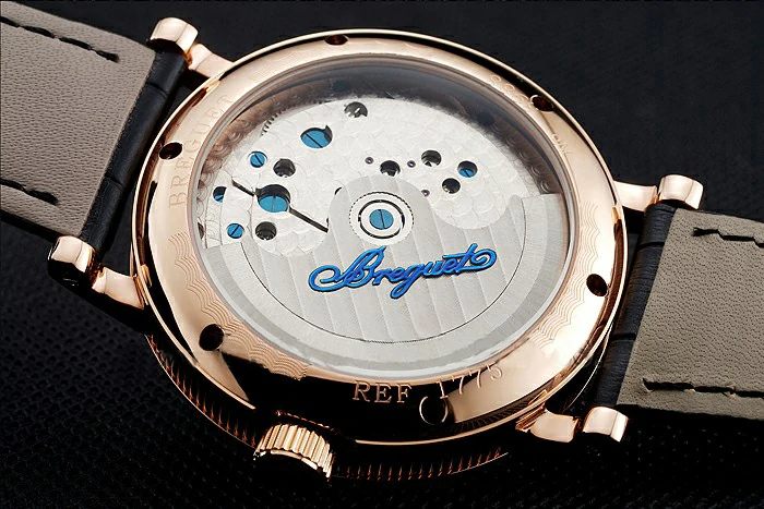 Breguet Tradition White Dial Gold Case Black Leather Bracelet new124876