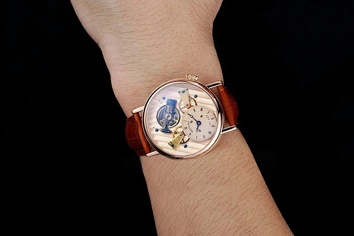 Breguet Tradition Grande Complication Gold Case Brown Leather new124879