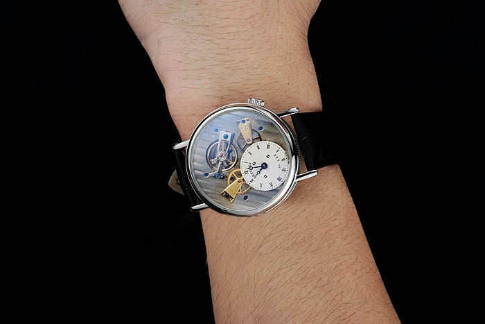 Breguet Tradition Grande Complication Silver Case Black Leather new124880