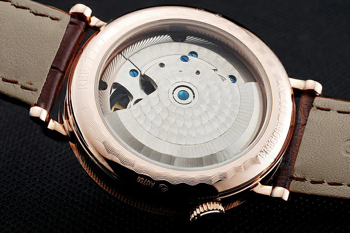 Breguet Tradition Grande Complication Grey Dial Gold Case Brown Leather new124881
